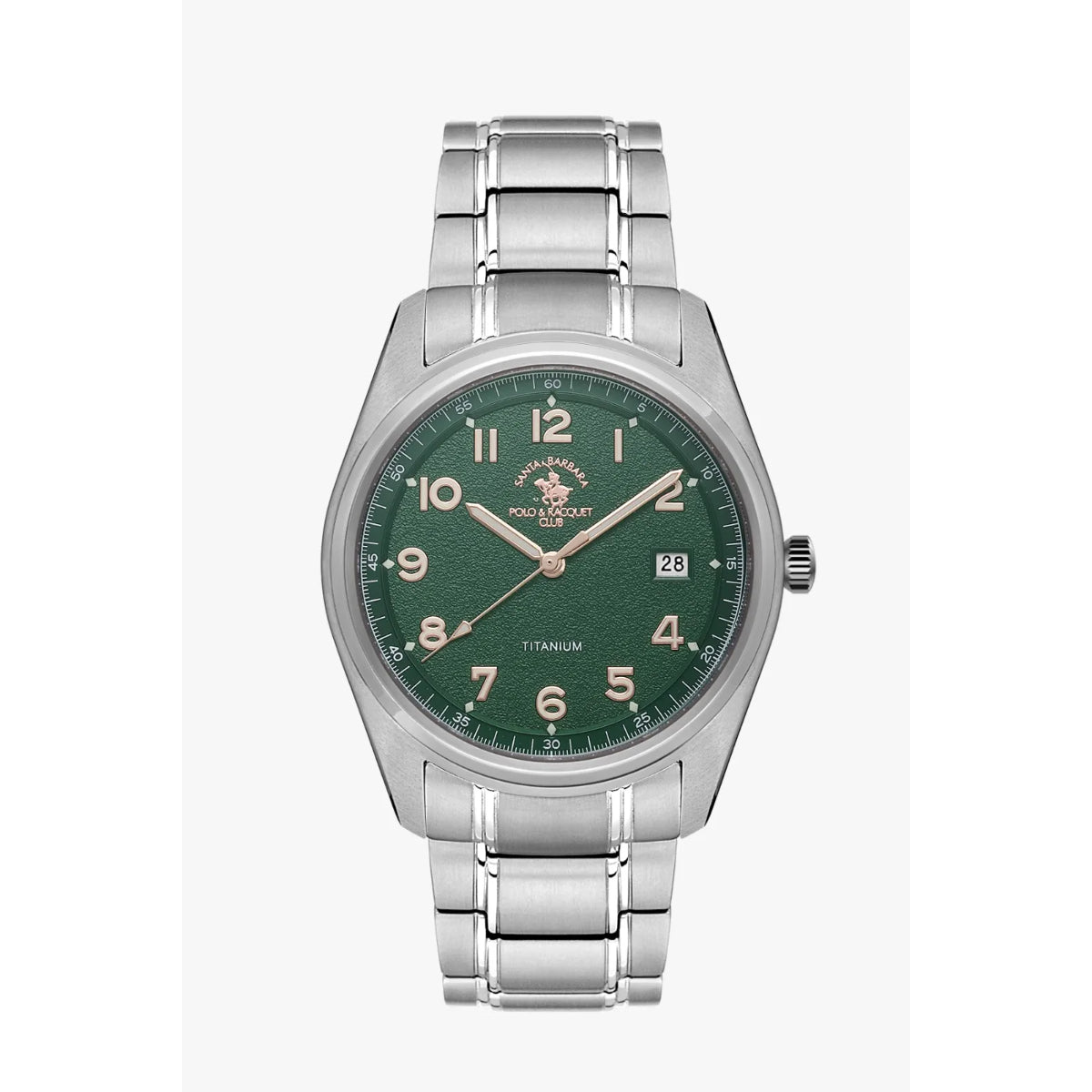 ساعة سانتا باربرا بولو آند راكيت الرجالية بمينا أخضر SB.4.10013-4