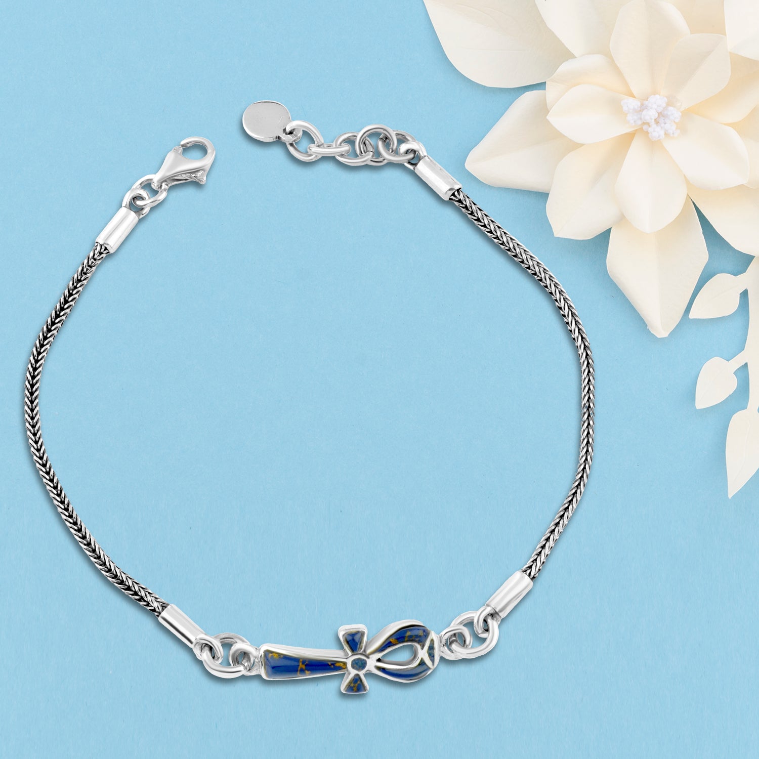 Key Of Life 925 Silver Bracelet