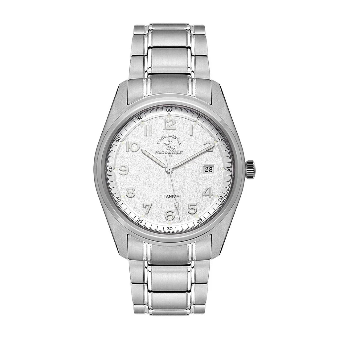 ساعة سانتا باربرا بولو آند راكيت الرجالية بمينا فضي SB.4.10013-5