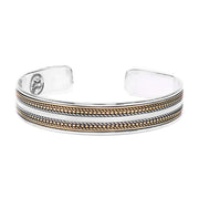 925 Egyptian Silver Bangle for Women with Arabic Design