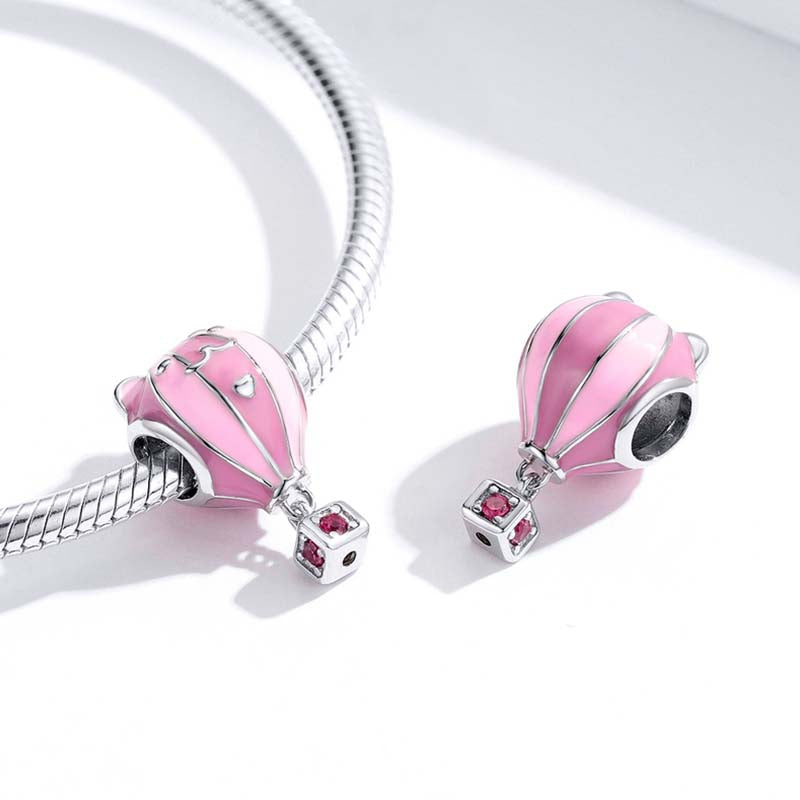 SCC1378-Pendant Bracelet Silver 925 in the Shape of a Balloon