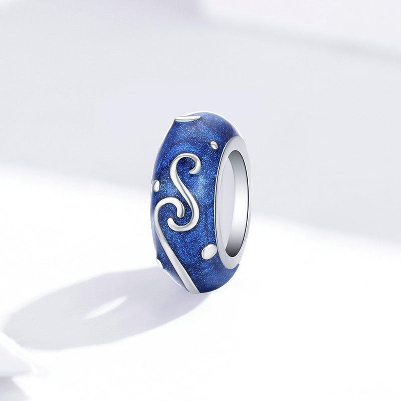 SCC1388 - دلاية انسيال فضة عيار 925 علي شكل السماء المرصعة بالنجوم من فان جوخ