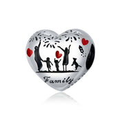 SCC1634-دلاية انسيال فضة عيار 925 -العائلة السعيدة