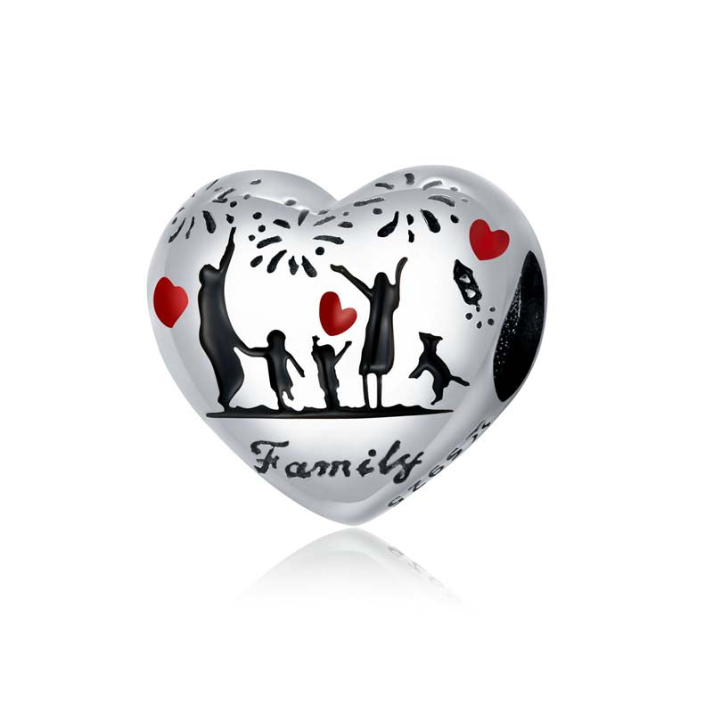 SCC1634-دلاية انسيال فضة عيار 925 -العائلة السعيدة