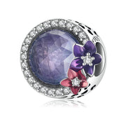 Bright Flower 925 Silver Charm