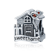 SCC416 - 925 Sterling Silver Charm with a Beautiful House Design