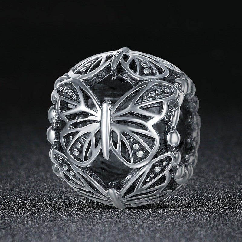 دلاية انسيال فضة عيار 925 علي شكل فراشة