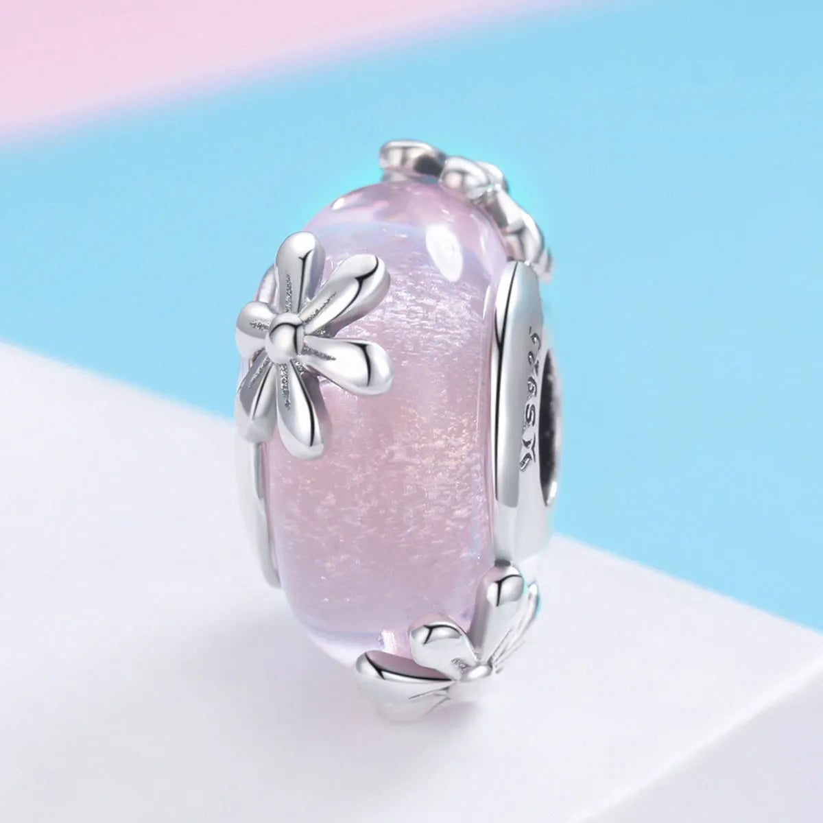 Spring Flowers 925 Silver Charm