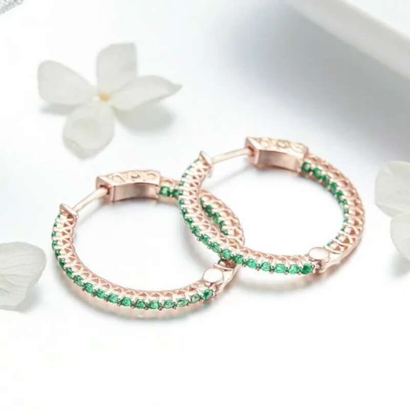 SCE511 - 925 Sterling Silver Circle Earrings