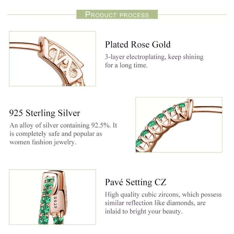SCE511 - 925 Sterling Silver Circle Earrings