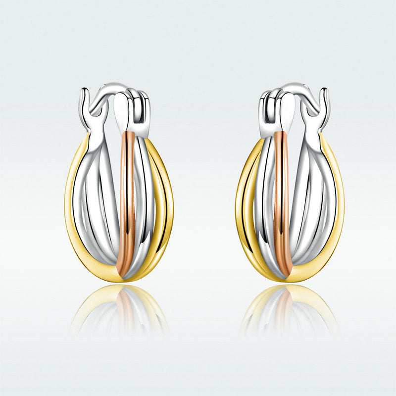 حلق "اللمسة الفاخرة" فضة عيار 925