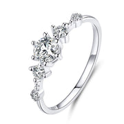 Zircon Shine Ring – 925 Sterling Silver