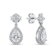 925 Silver Fully Studded Earrings