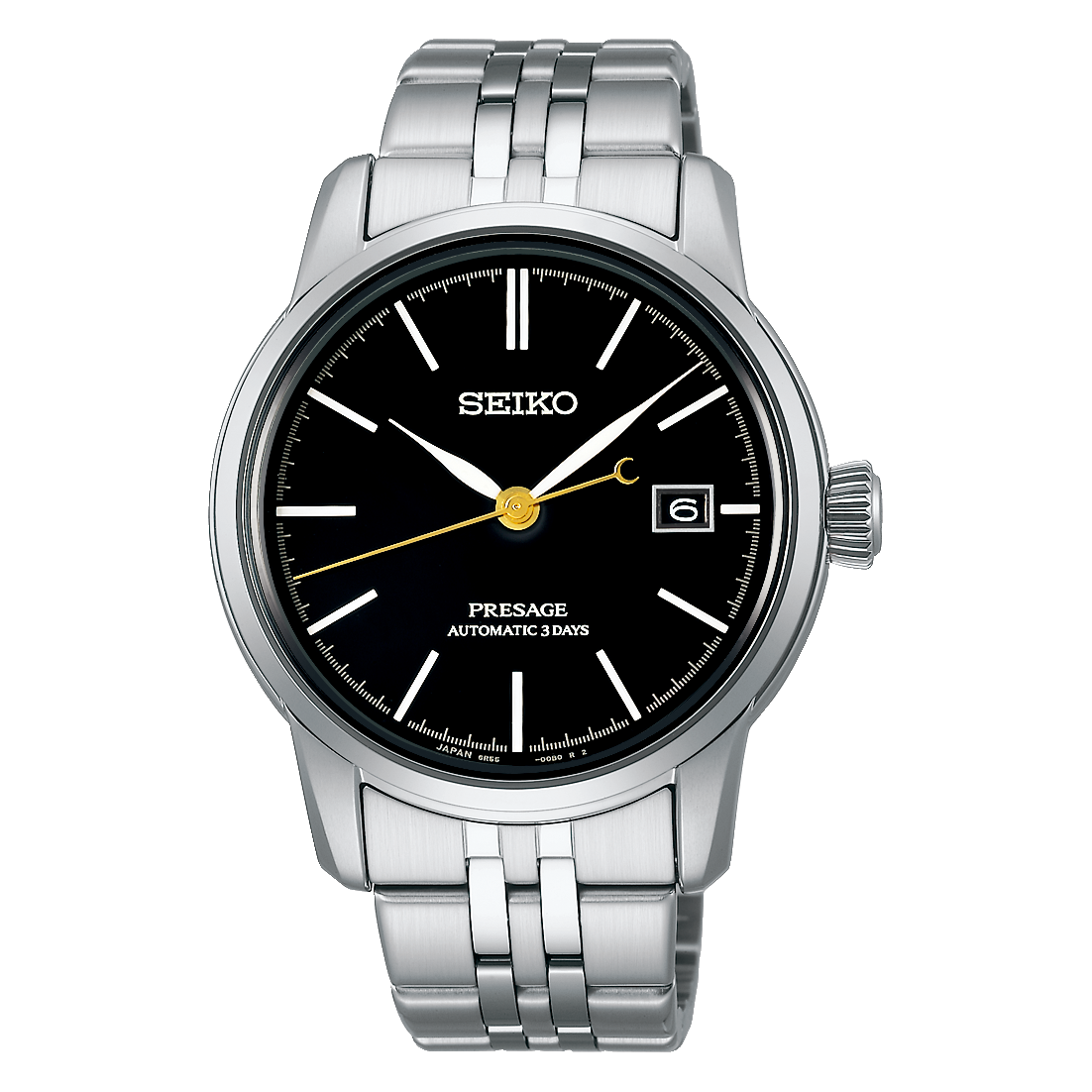 Seiko Presage Glossy Black Dial Men's Watch