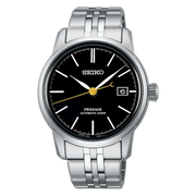 Seiko Presage Glossy Black Dial Men's Watch