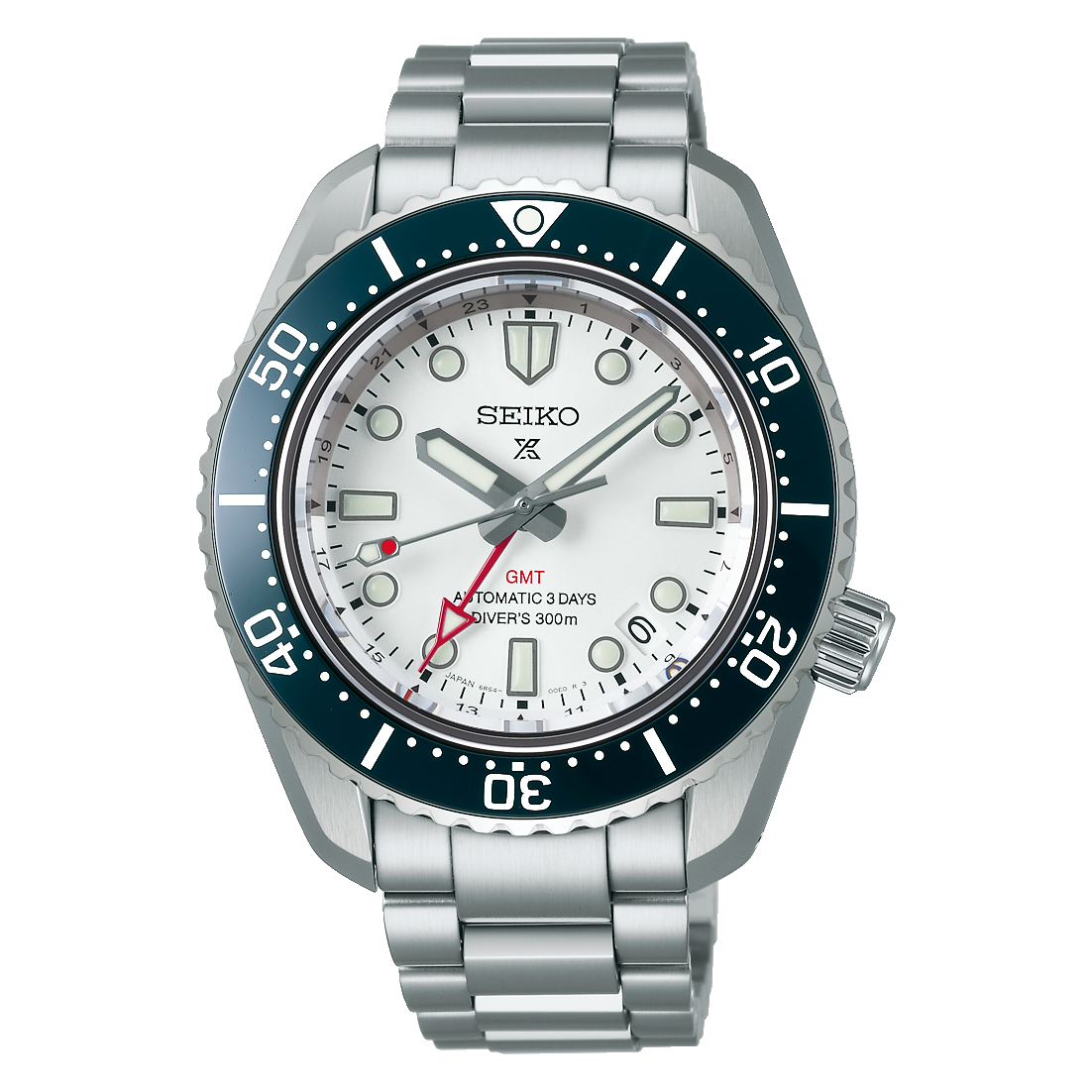 Seiko Prospex GMT White Dial Men's Watch
