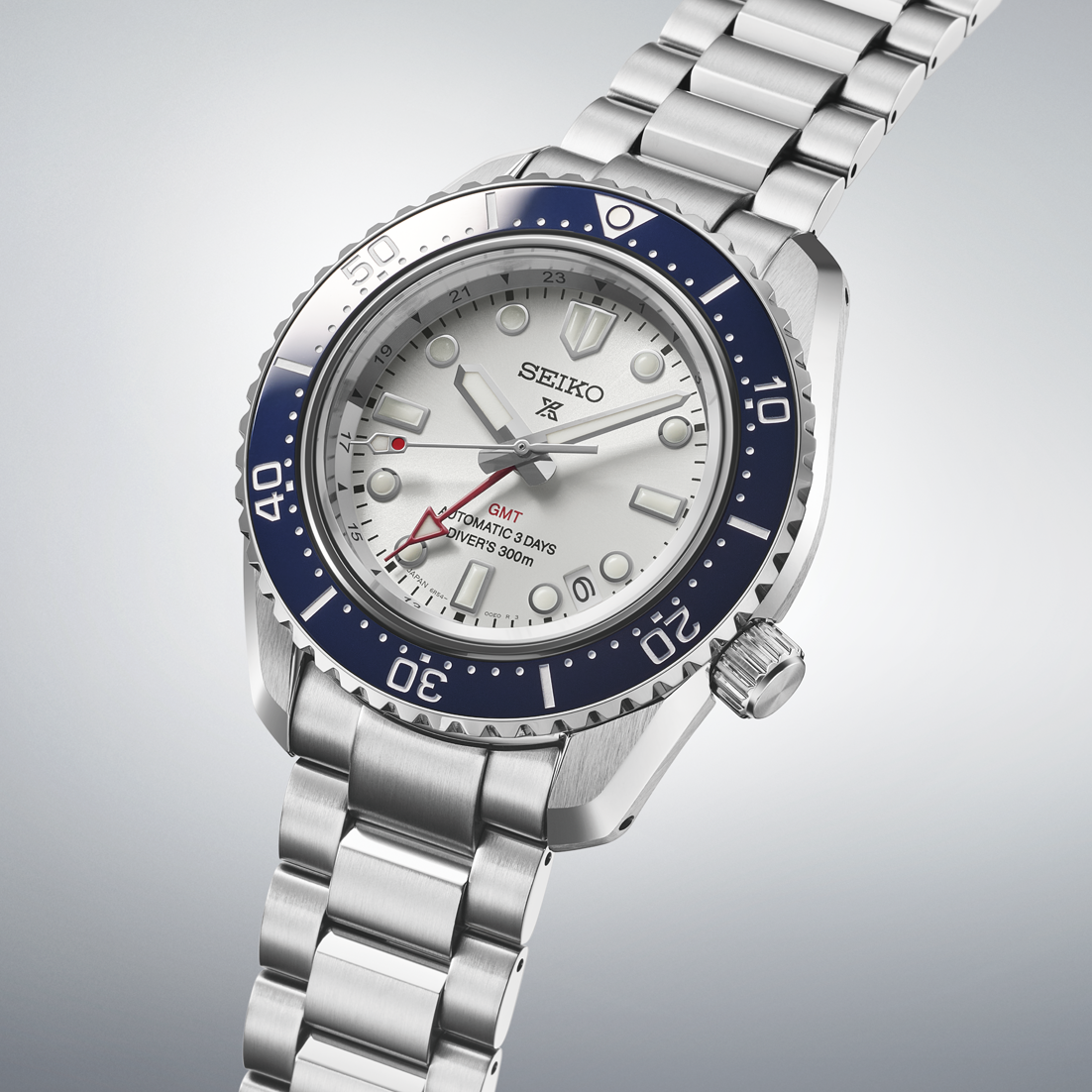 Seiko Prospex GMT White Dial Men's Watch