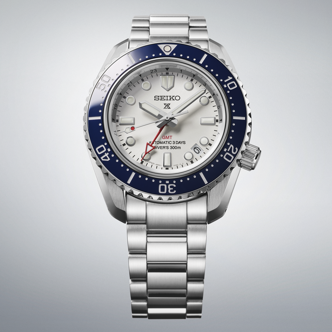Seiko Prospex GMT White Dial Men's Watch