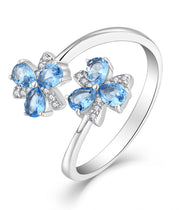 Ring With a flower design 925 Silver