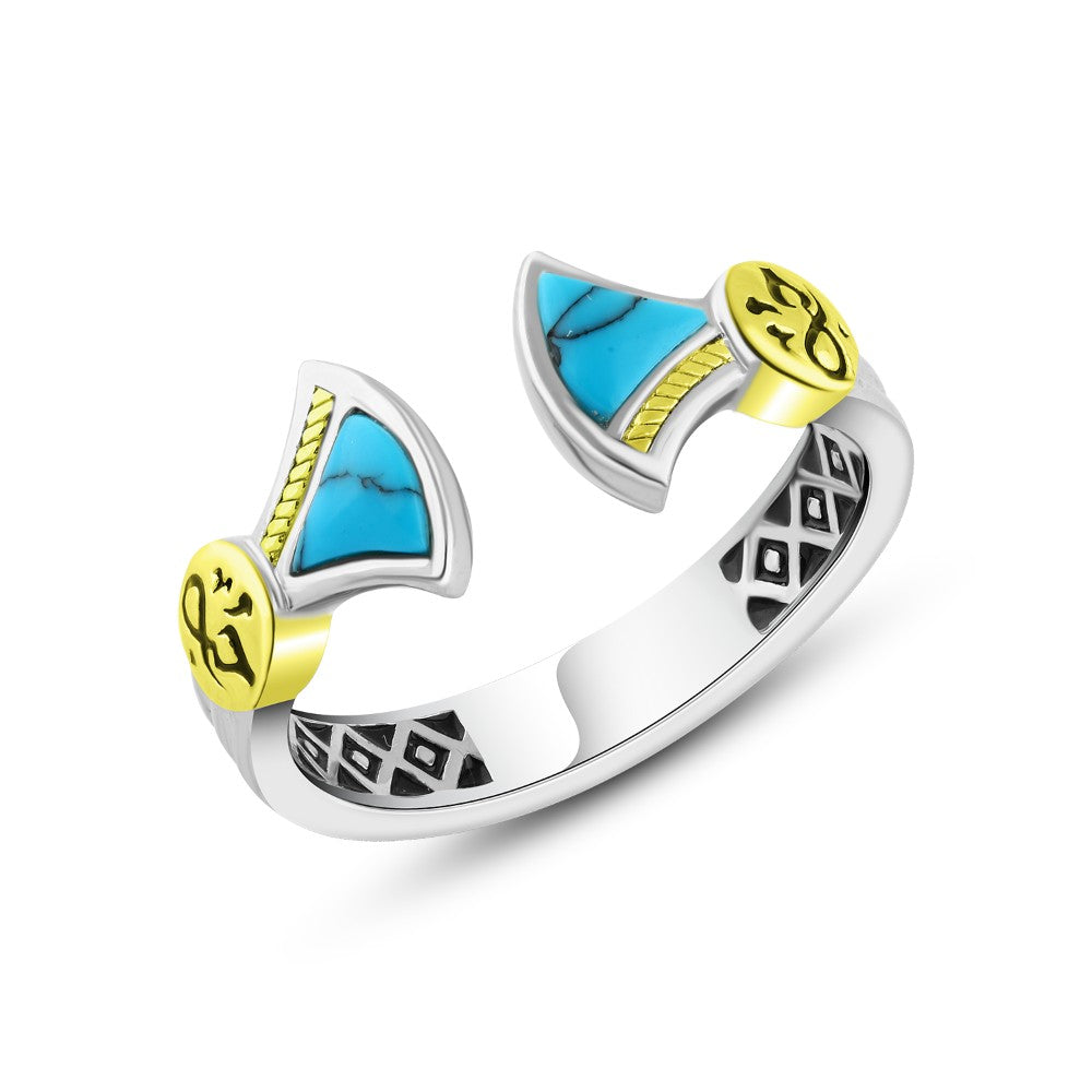 925 Silver Ring Inspired by the Pharaonic Lotus Flower