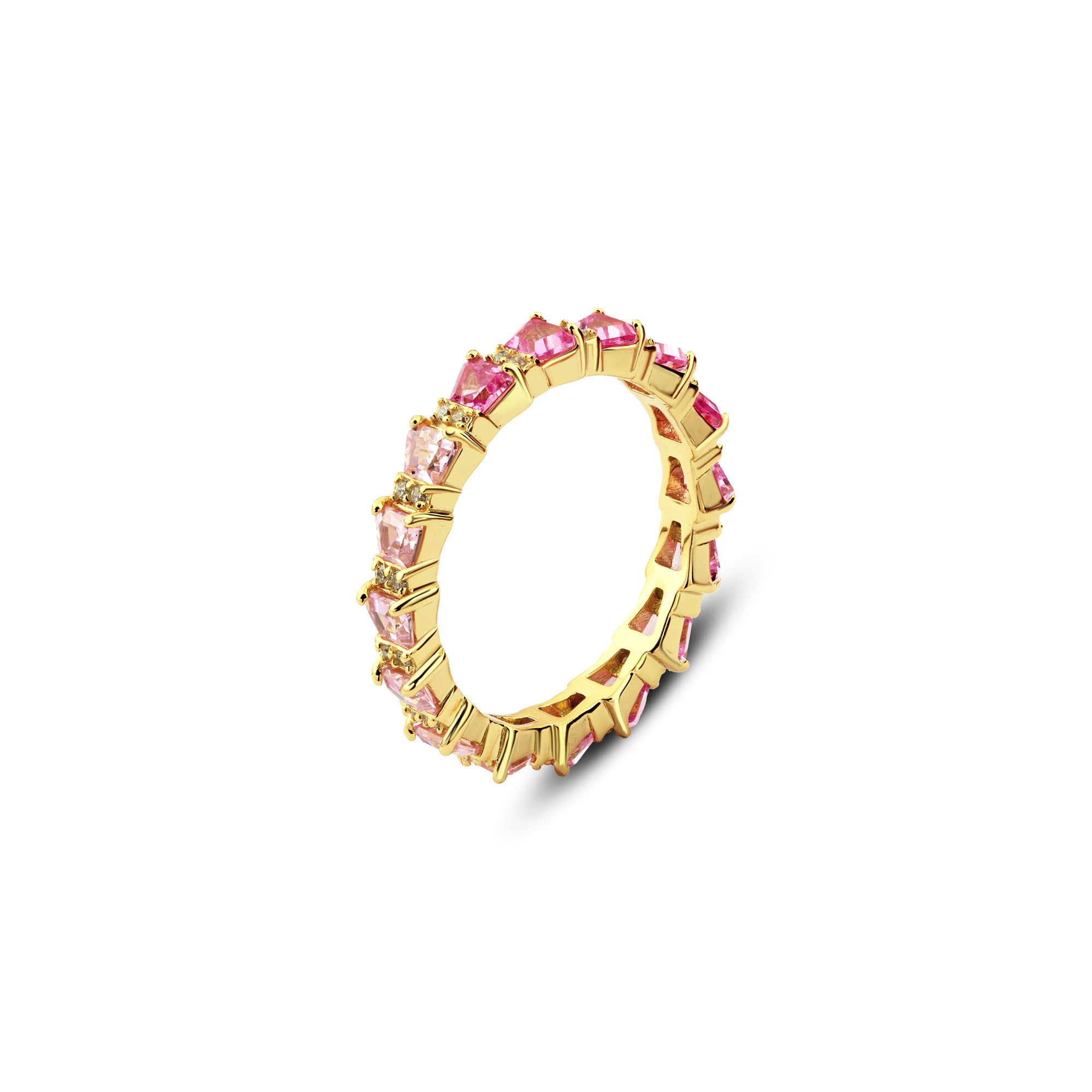 Blush Radiance Band ring – Gold-Plated 925 Silver – Fathy Ibrahim ...