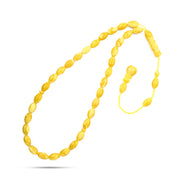 سبحة تراب كهرمان فاتح 33 حبة – SROS07-K