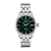 Seiko Presage Green Dial Stainless Steel Bracelet Men's Watch