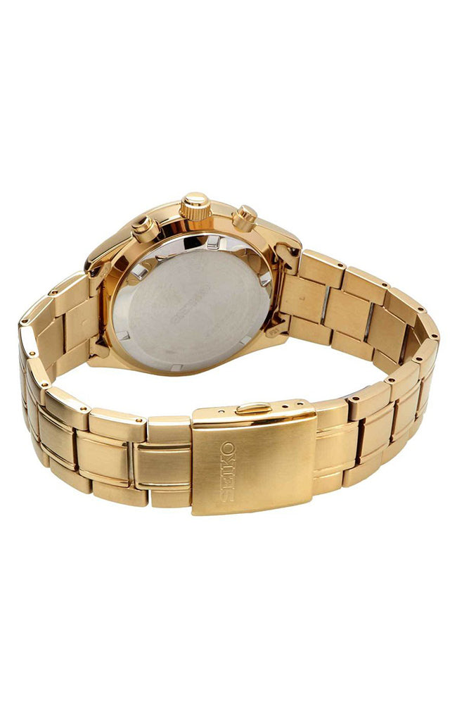 Seiko Ivory Dial Gold-tone Men's Watch