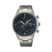 Seiko Titanium Chronograph Blue Dial Men's Watch