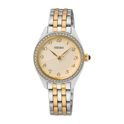 Seiko Champagne Dial Two-Tone Women's Watch