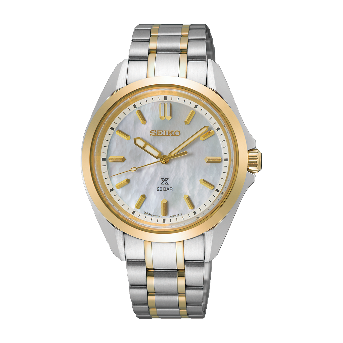 Seiko Mother-of-Pearl Dial Two-Tone Women's Watch