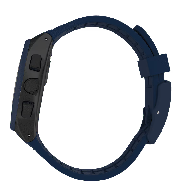 Swatch X-District Blue, Blue Strap, Black Dial For Men - SUSB418