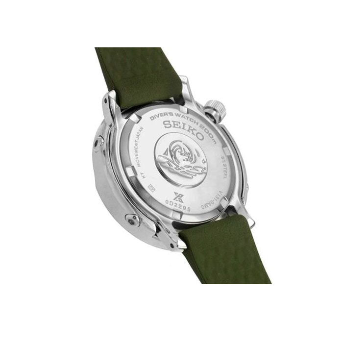 Seiko Prospex Green Dial Green Silicone Strap Women's Watch
