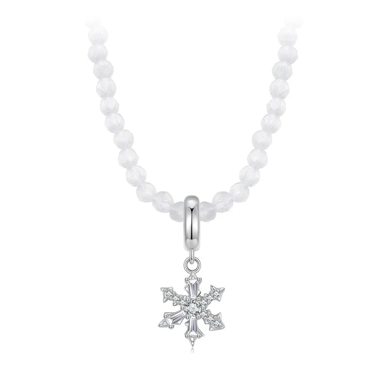 Snowflake 925 Silver Necklace