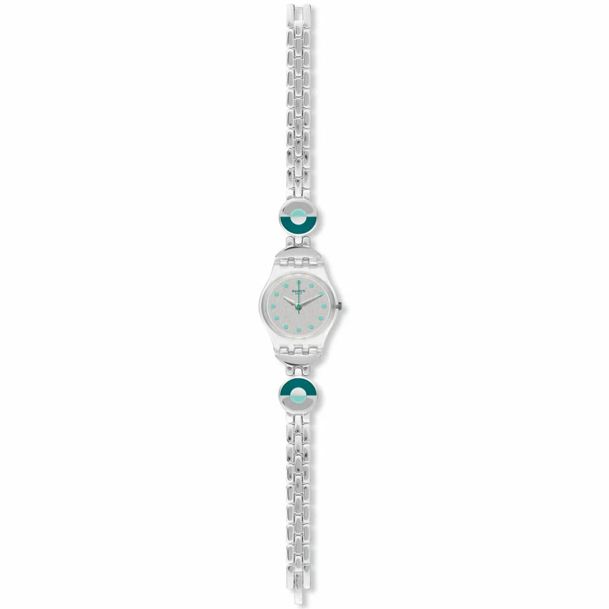 Swatch Women's Analog Watch – Silver Dial & Silver Stainless Steel Bracelet