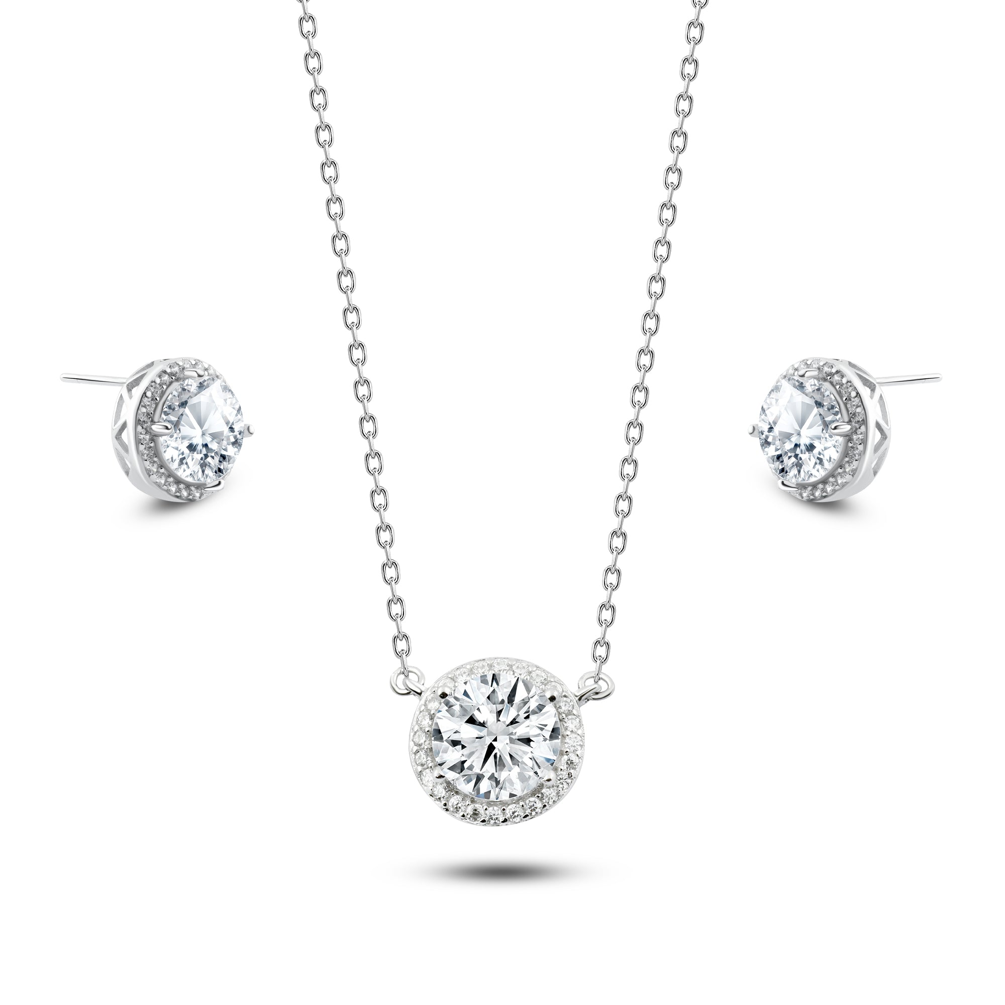 طقم لمعة كلاسيك فضة عيار 925