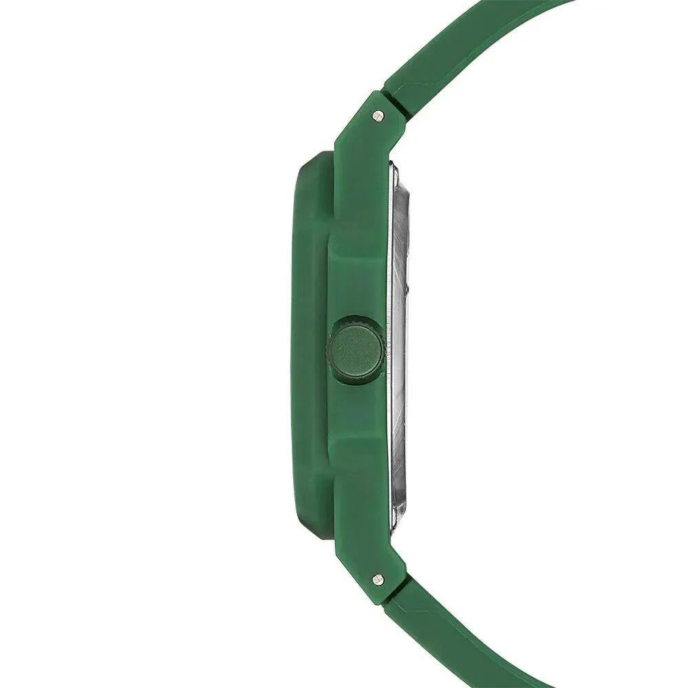 U.S. Polo Assn. Men's Analog Watch – Green Dial & Green Silicone Strap