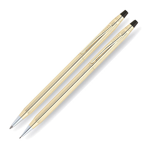 Classic Century 10KT Gold 450105 Filled/Rolled Gold Ballpoint Pen and Pencil Set