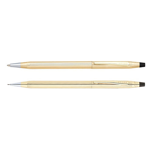 Classic Century 10KT Gold 450105 Filled/Rolled Gold Ballpoint Pen and Pencil Set