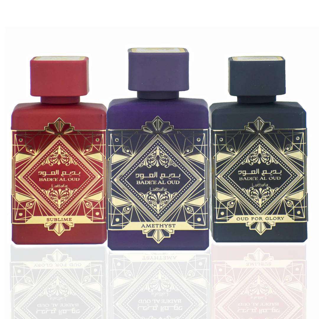 Badi' Al Oud Amethyst by Lattafa for Unisex - 100ml, Eau de Parfum