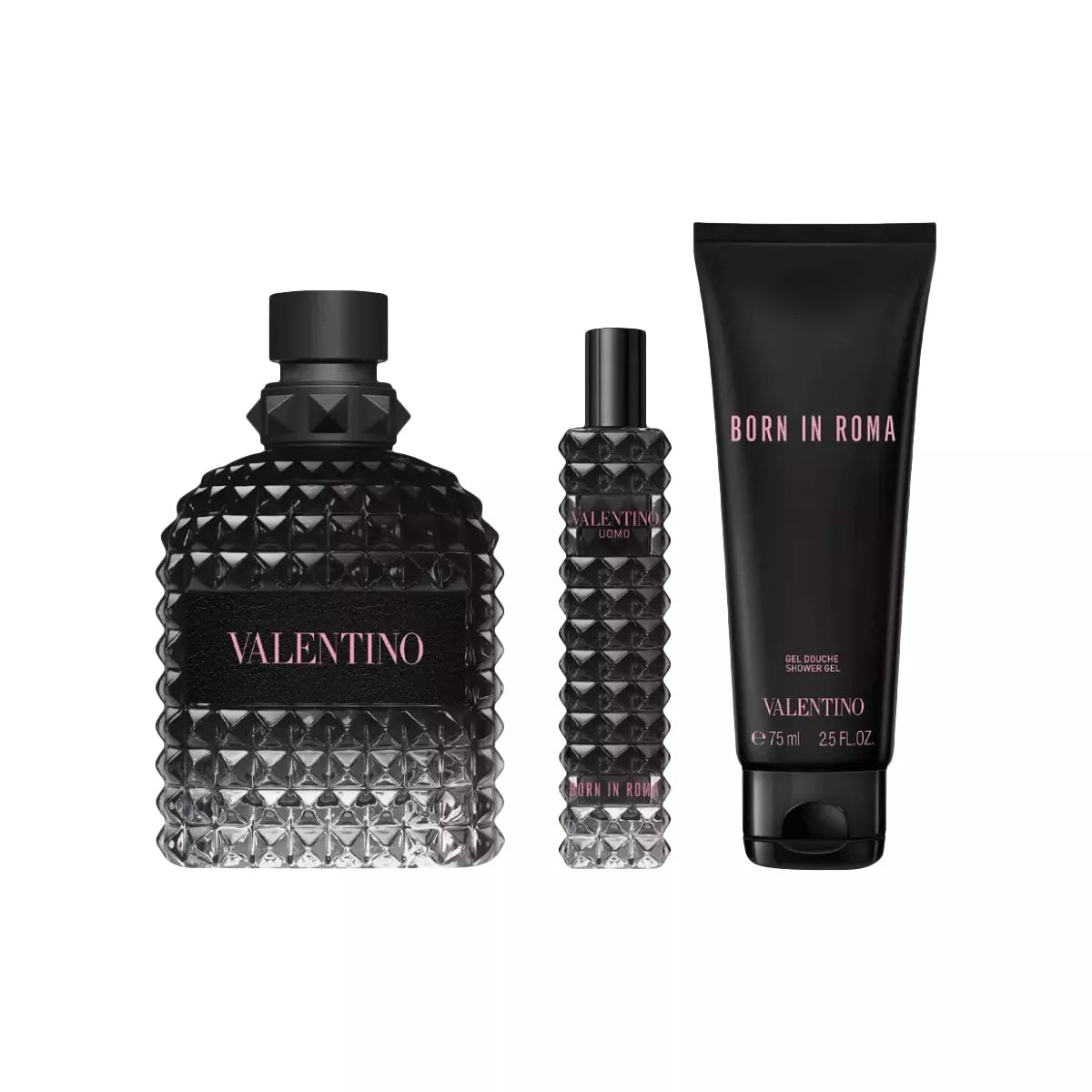 مجموعة عطر فالنتينو أومو بورن إن روما أو دو تواليت – 100 مل