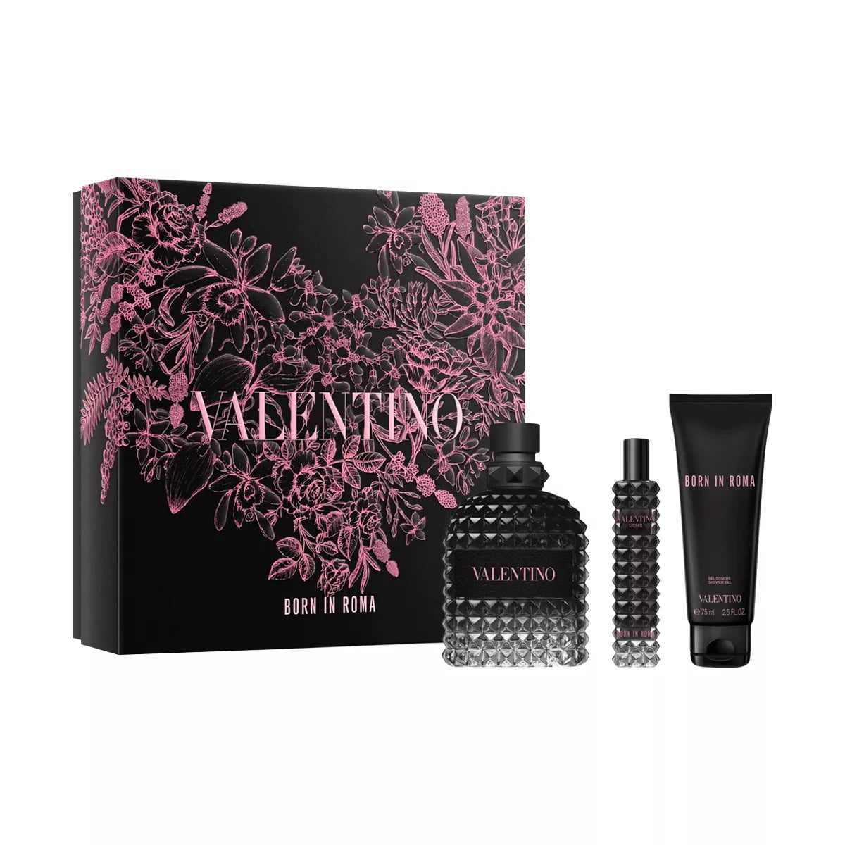 مجموعة عطر فالنتينو أومو بورن إن روما أو دو تواليت – 100 مل