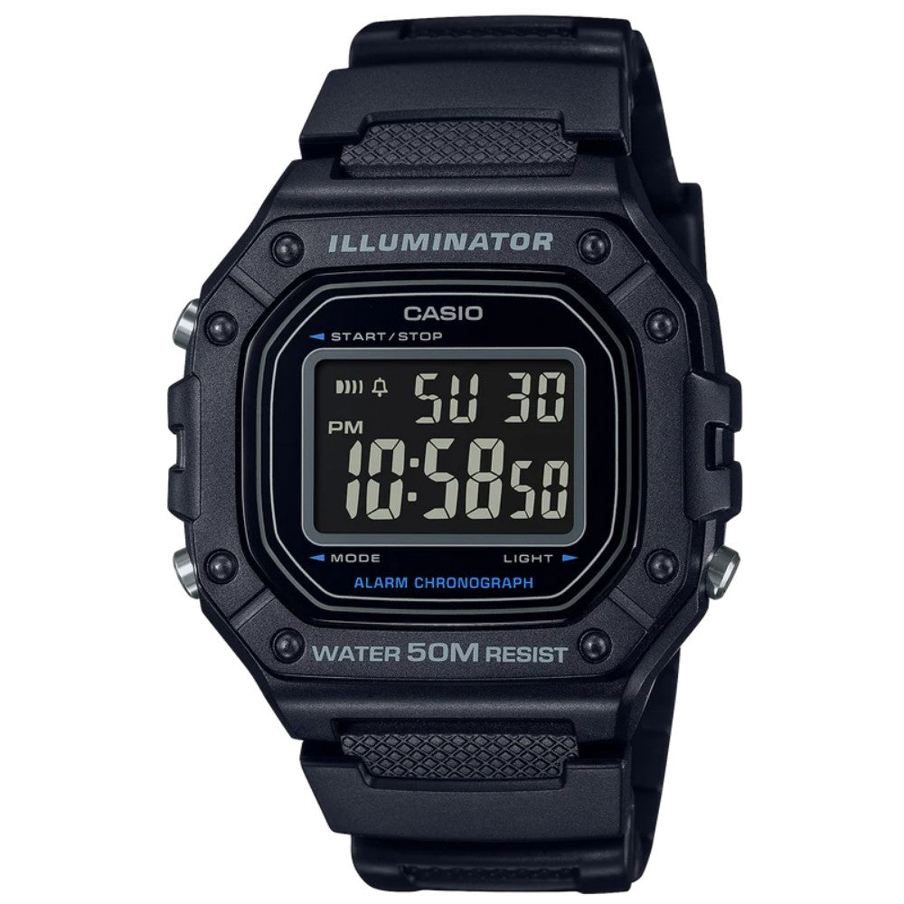 Casio Digital Resin Strap Men's Watch 