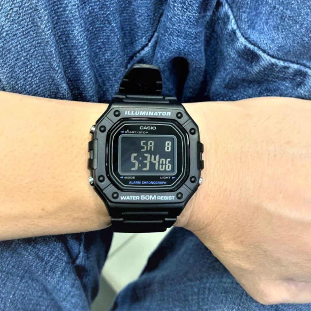 Casio Digital Resin Strap Men's Watch 