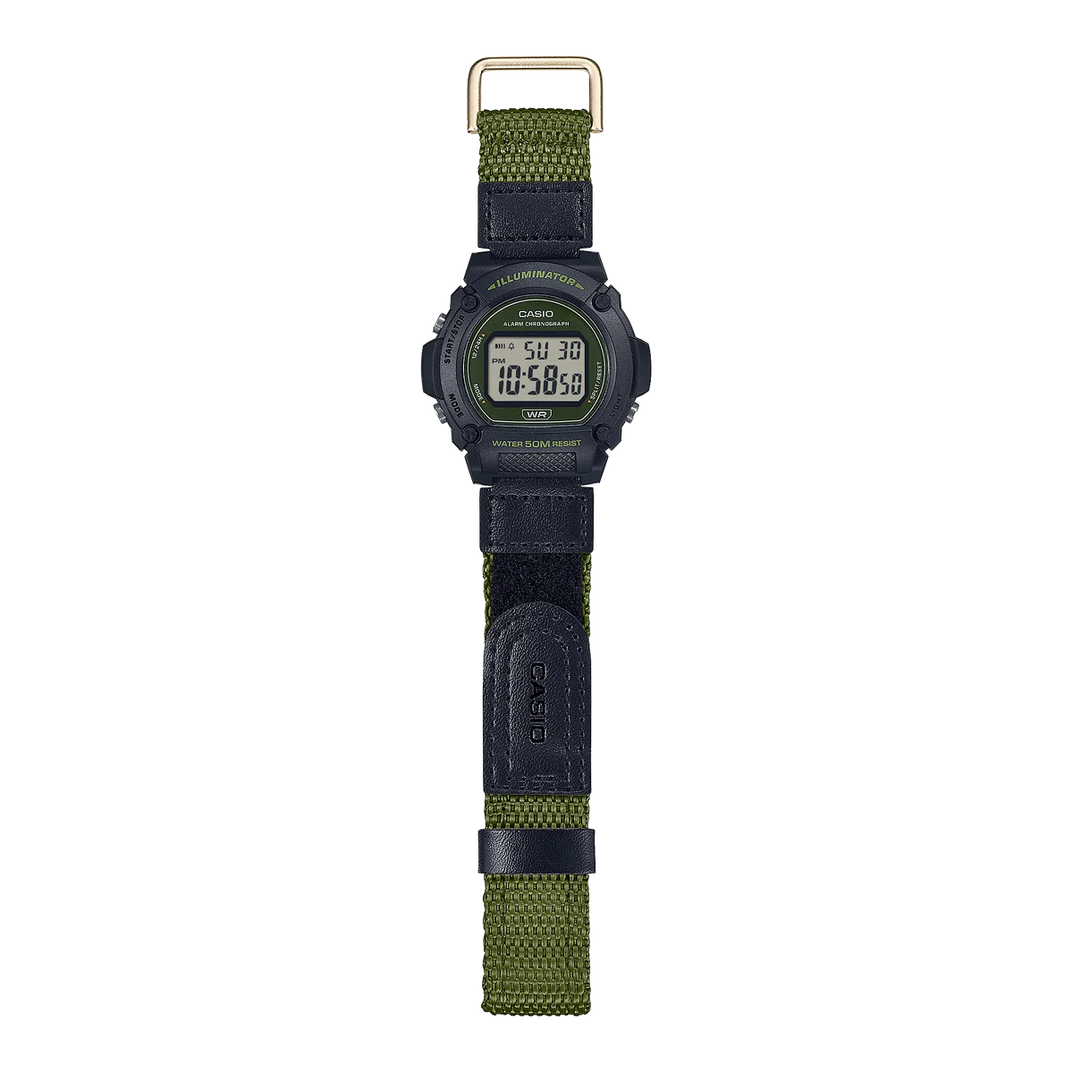 Casio Men's Digital Watch - Black Case and Cloth Band