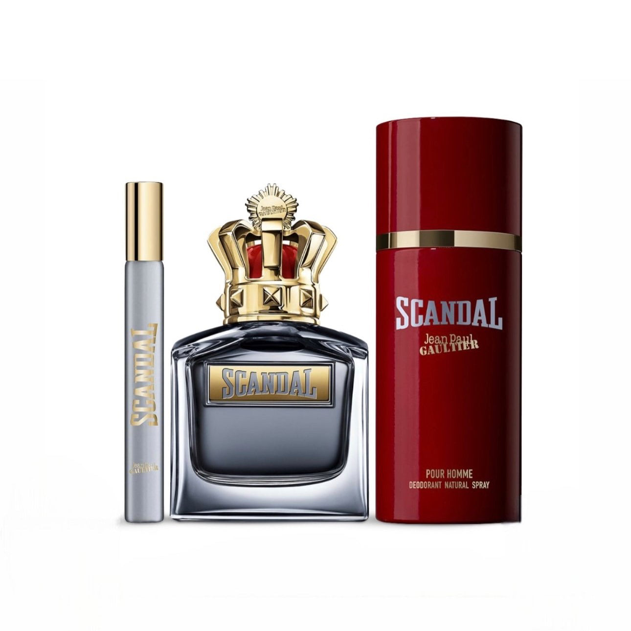 مجموعة عطر سكاندال بور هوم من جان بول غوتييه للرجال - أو دو تواليت 100مل + 10مل +مزيل عرق 150مل