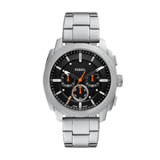 Fossil Machine Chronograph Stainless Steel Watch, Black Dial, - FS6095