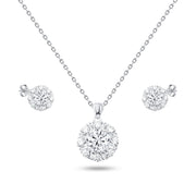 طقم بريق ملكي ناعم فضة عيار 925