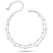 Bracelet pearl design 925 Sterling Silver