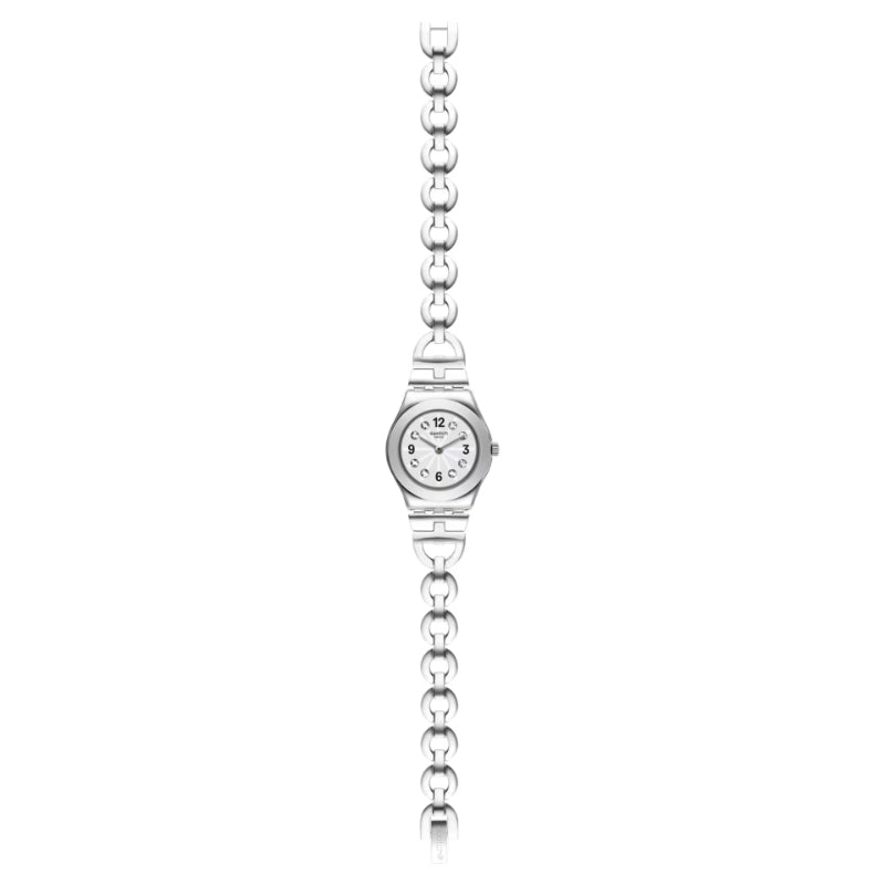 Swatch Irony Netural Wristwatch Silver Stainless Steel Strap For Women - YSS323G